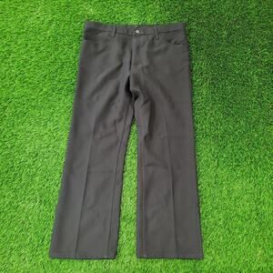 Vintage Y2K Wrangler Baggy Polyester Jeans Pants 37x29 Black